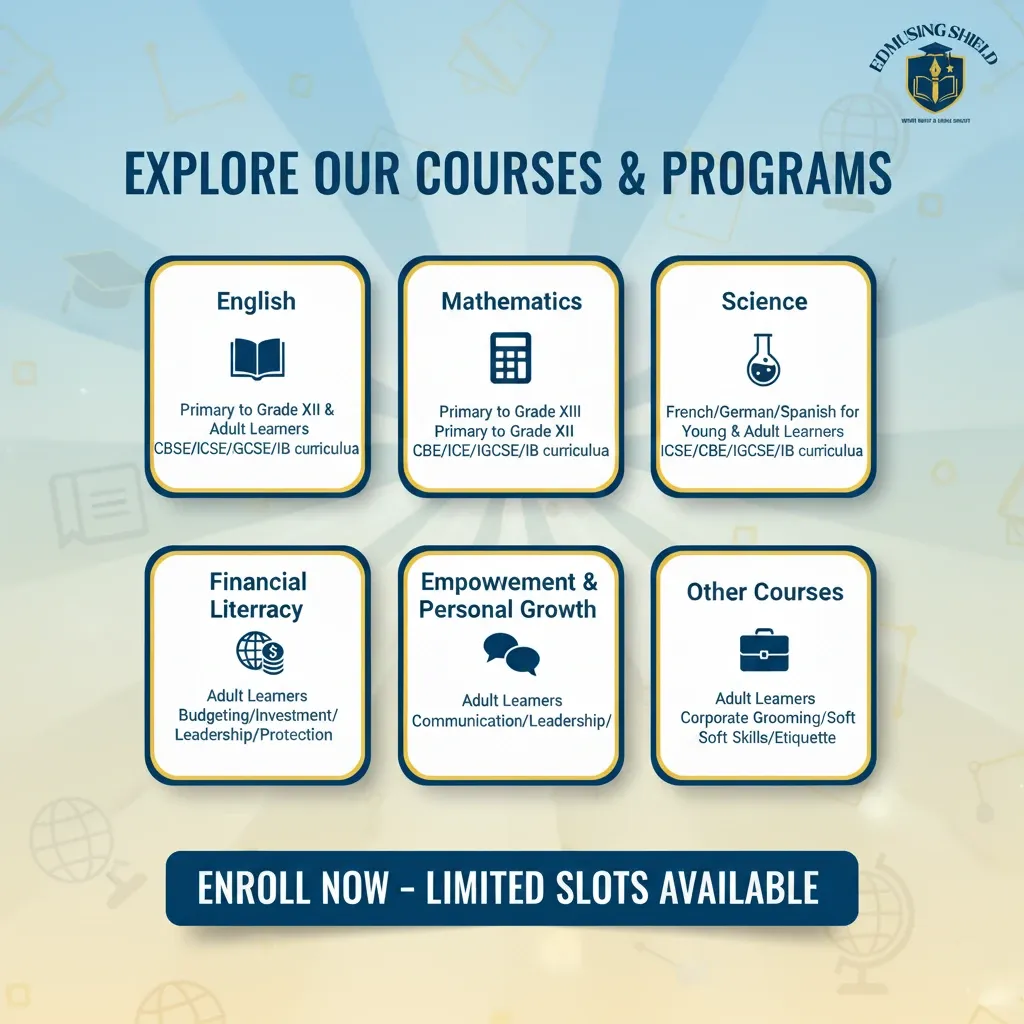 A student studying the Pearson Edexcel curriculum guide for success in UK, Singapore, and India